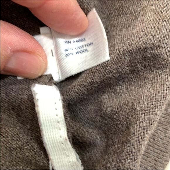 2️⃣0️⃣% Gap | Wool Cotton Blend Women’s Soft V neck Sweater - Picture 8 of 9